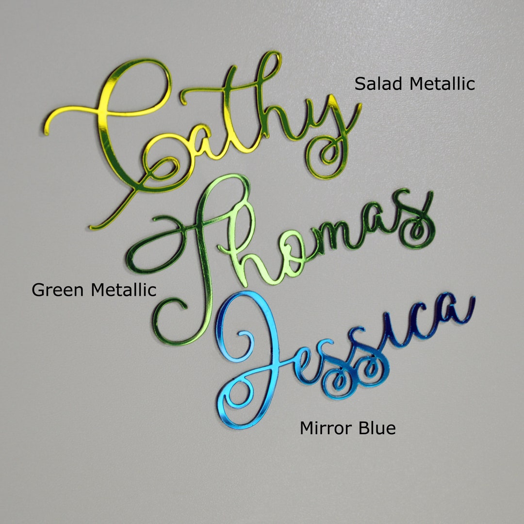 Acrylic Name Place Card Wedding Place Cards Personalized Place Cards