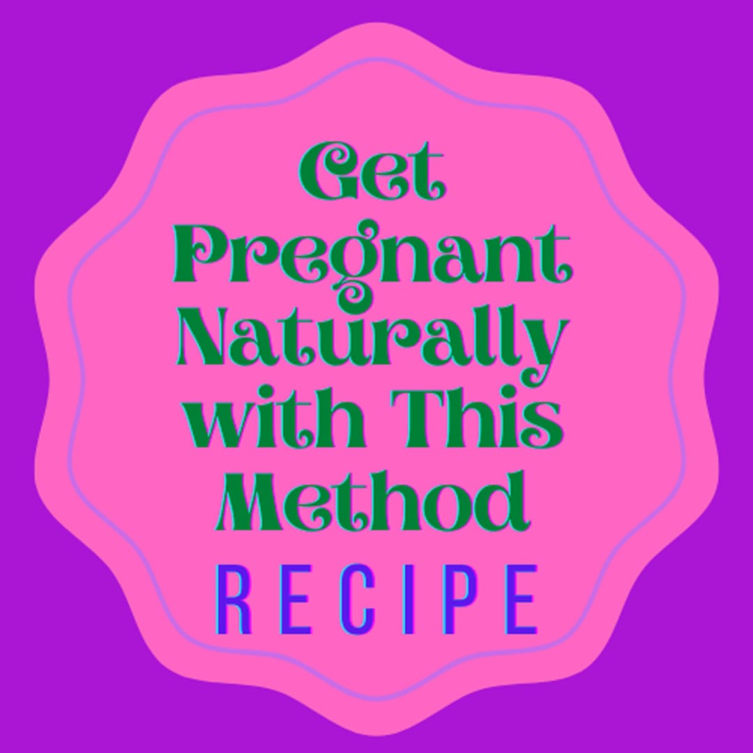 Get Pregnant Naturally With This Method Etsy