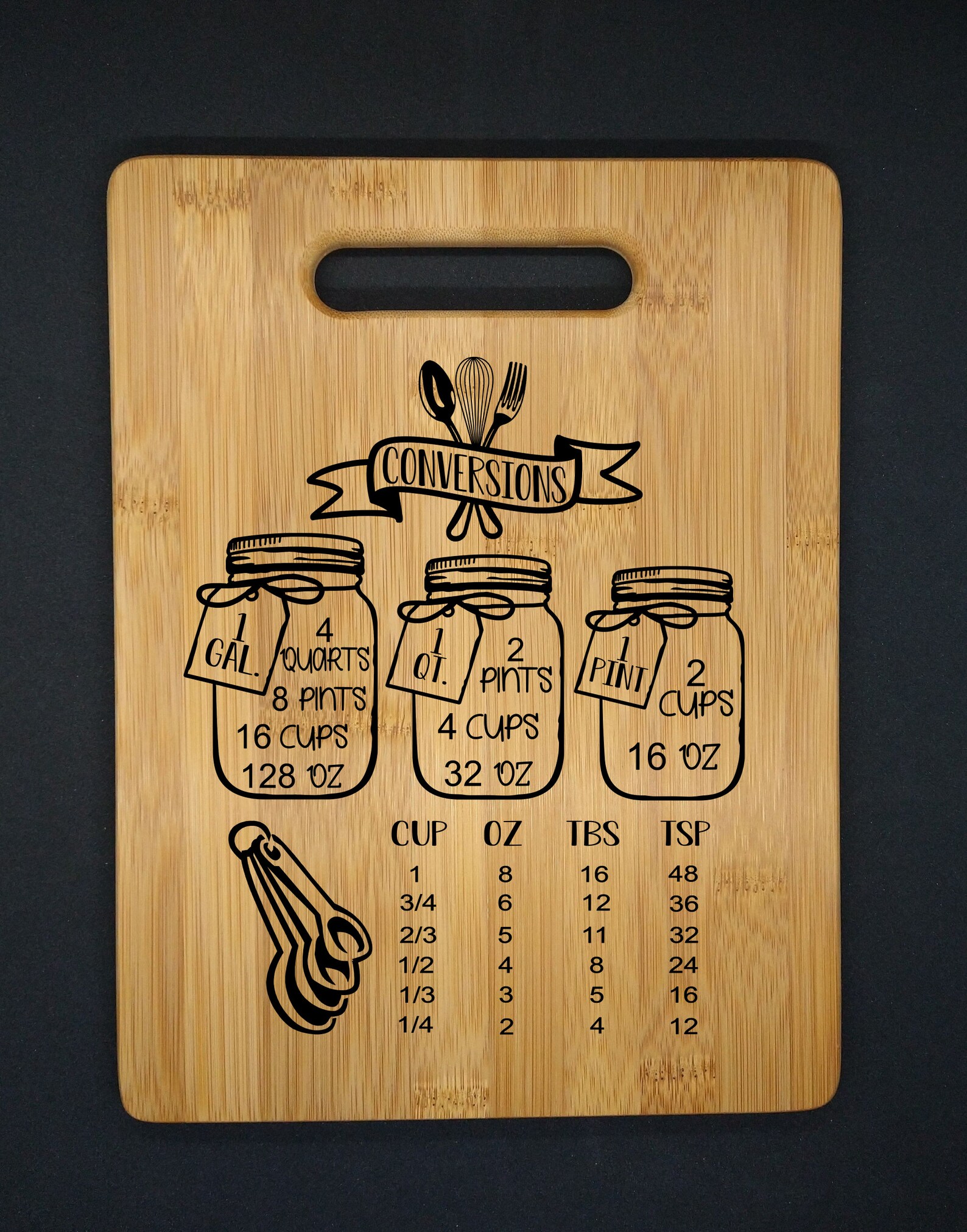 Bamboo Cutting Board / Laser Engraved Bamboo Cutting Board / Etsy UK