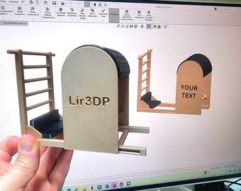 Miniaturowa beczka drabinowa. Niestandardowy model drukowany w 3D, prezent na zajęcia Pilates, prezent na zajęcia fitness, sztuka Pilates, projekt w miniaturze, rekwizyty fotograficzne.