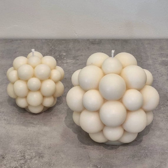 Spherical bubble candle mold, ball Silicone Mold, Bubble Sphere ball 3D silicone mold - Bubble Design for Unique Candles