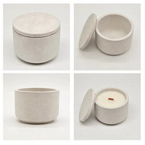 F - 200ml Kerzengefäß Silikonform mit / ohne Deckel - Fügen Sie Ihre Personalisierung auf dem Glas & Deckel mit Ihrem Logo oder Text hinzu (optional)