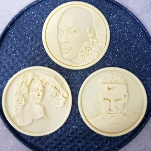 Personalized Food-Safe Silicone Mold with Custom Design | Ideal for Chocolates & Sweets | Ø10 cm / Ø12 cm/ Ø14 cm