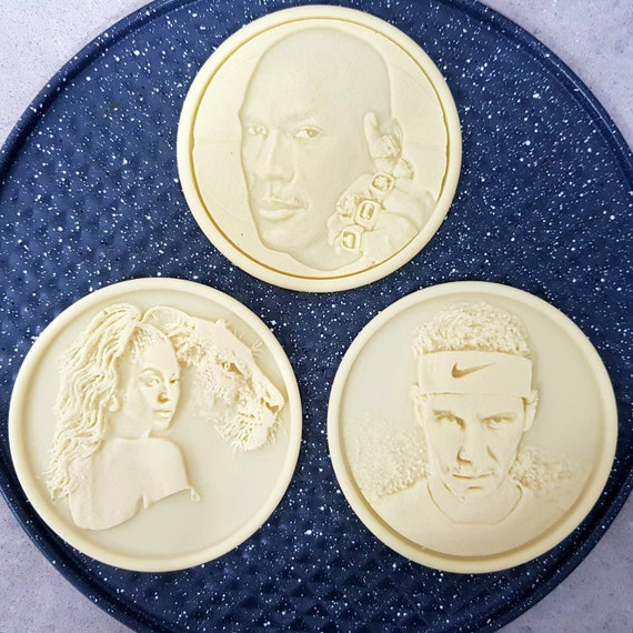 Personalized Food-Safe Silicone Mold with Custom Design | Ideal for Chocolates & Sweets | Ø10 cm / Ø12 cm/ Ø14 cm