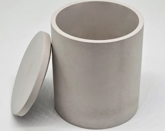 C - 12oz / 350ml Candle Vessel Silicone Mold with/without Lid - Add your personalization on the jar & lid with your logo or text (optional)