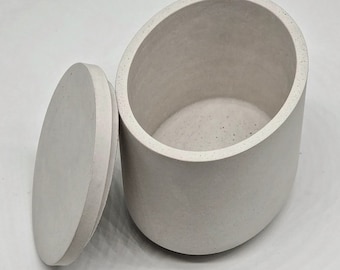 Oval 8oz /240ml Candle Vessel Silicone Mold with / without Lid - Add your personalization on the jar & lid with your logo or text (optional)