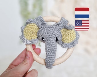 Rattle Elephant Crochet Pattern ENG/NL