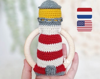 Rattle Light house Crochet Pattern ENG/NL