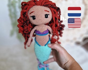 Little Mermaid Crochet Pattern ENG/NL