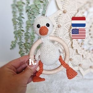 Rasselgans Häkelanleitung ENG/NL