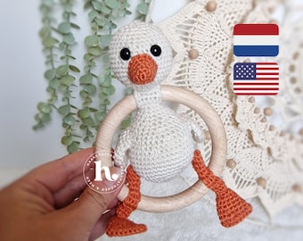 Rattle Goose Crochet Pattern ENG/NL