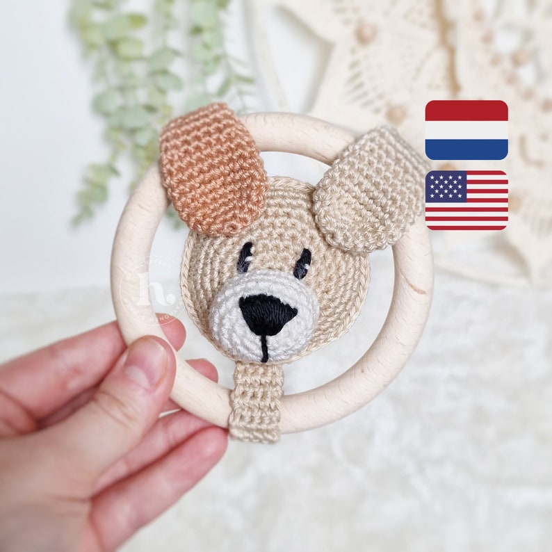 Rattle Dog Crochet Pattern ENG/NL - Etsy