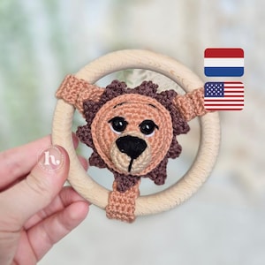 Rattle Lion Crochet Pattern ENG/NL