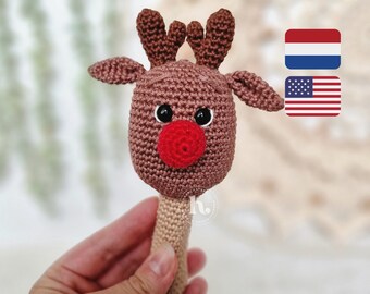 Rattle Reindeer Crochet Pattern ENG/NL