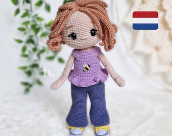 Crochet pattern Doll Emma NL
