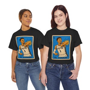 El Codazo Spurs Unisex Tshirt | Lotería Style Spurs Graphic Tee image 9