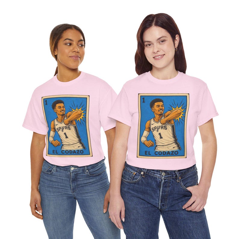 El Codazo Spurs Unisex Tshirt | Lotería Style Spurs Graphic Tee image 10