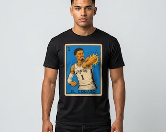 El Codazo Spurs Unisex Tshirt | Lotería Style Spurs Graphic Tee