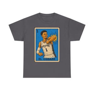 El Codazo Spurs Unisex Tshirt | Lotería Style Spurs Graphic Tee image 6