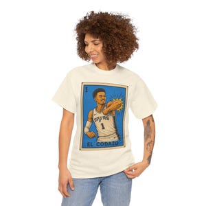 El Codazo Spurs Unisex Tshirt | Lotería Style Spurs Graphic Tee image 16