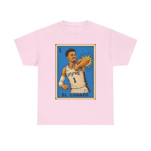 El Codazo Spurs Unisex Tshirt | Lotería Style Spurs Graphic Tee image 7