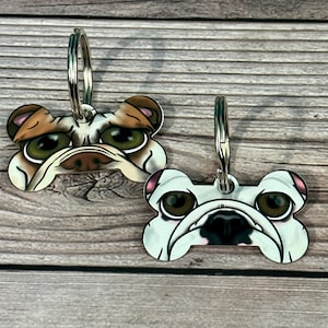Custom Pet ID Tag: Double Sided Sublimated Dog & Cat Tag
