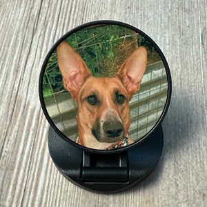 Custom Photo Phone Grip: Personalized Fur Baby Cell Phone Holder
