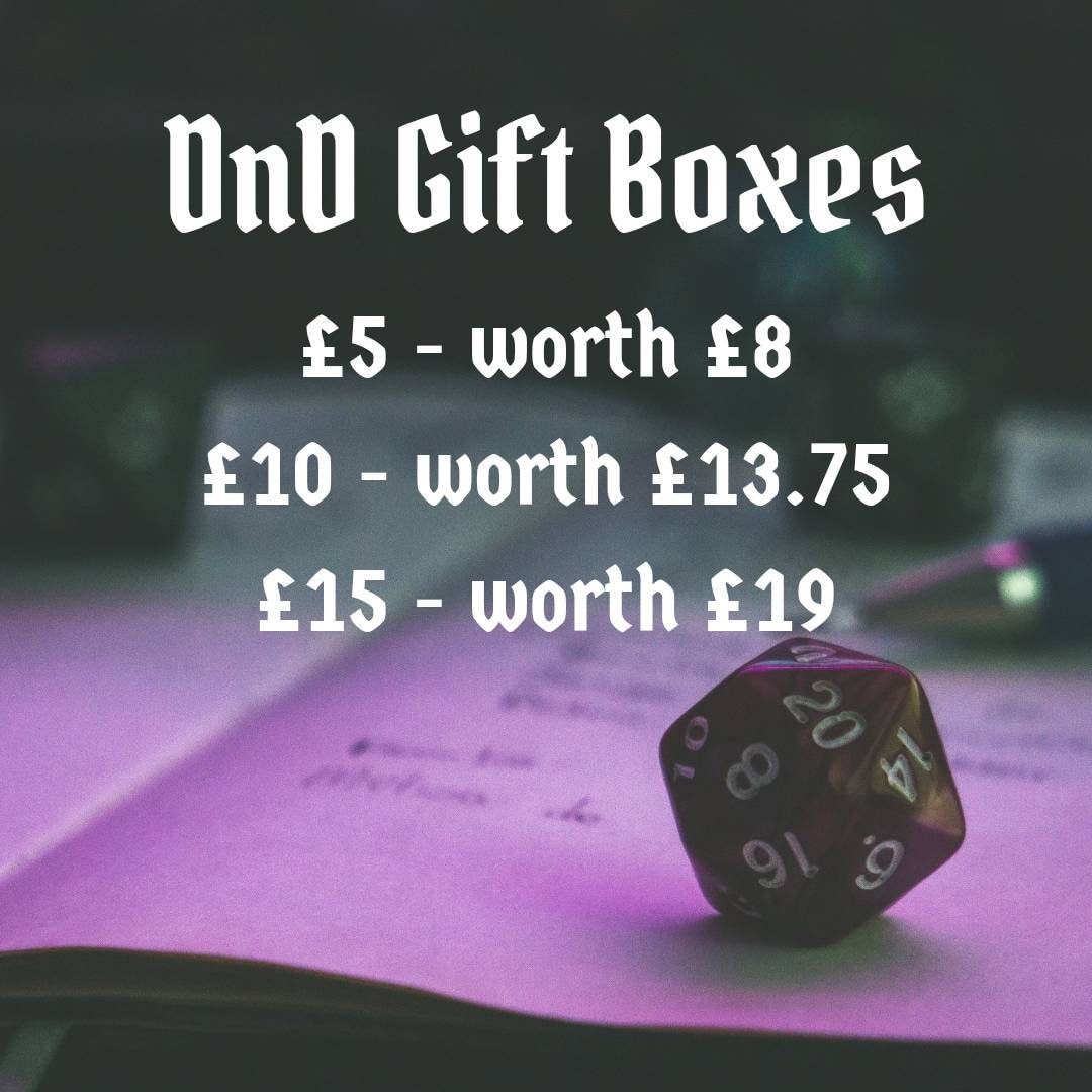 Dnd Dice Gift Box Dice Bags Mystery Box Gift for Dnd Etsy UK