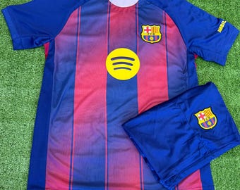 Club Barcelona  home  kids uniforms customizable