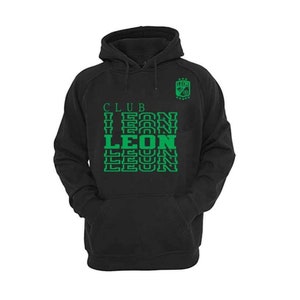 new club leon fc black pullover adult