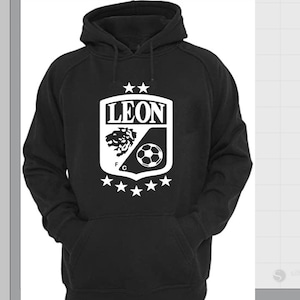new club leon fc black pullover adult