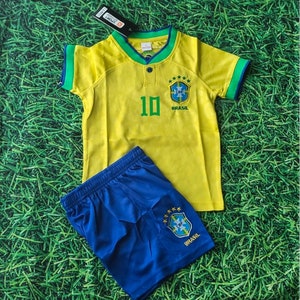 Brazil National Team soccer kids NEYMAR uniforms
