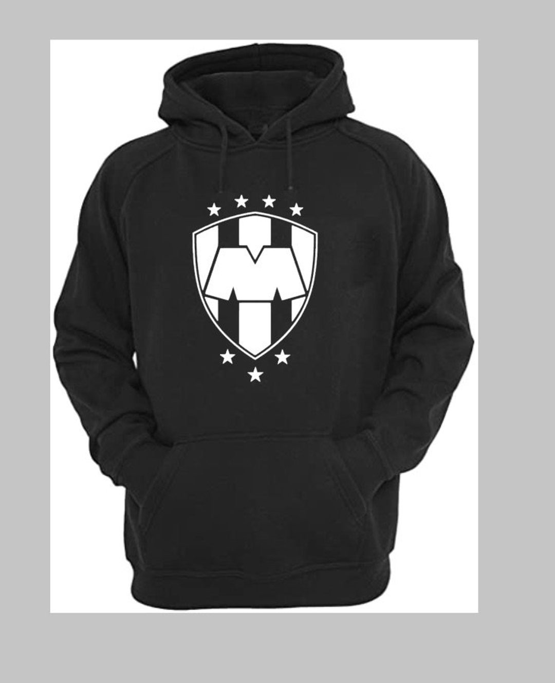 New Club MONTERREY Rayados Black Pullover Adult Etsy