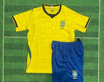 Brazil Home  kids uniforms customizable