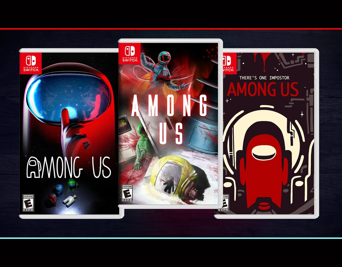 Among Us Custom Nintendo Switch Boxart With Game Case No | Etsy