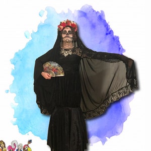 Traje del Día De Muertos de México (día de los muertos)