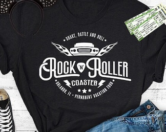 Rock 'N' Roller Coaster Shirt: Hollywood Studios Aerosmith Tee