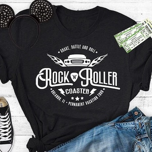 Rock "N". Roller Coaster Shirt, Disney Rock and Roller Coaster Shirt, Hollywood Studios Shirt, Aerosmith Roller Coaster Shirt