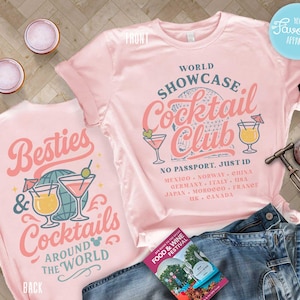 Disney Drinking Around the World, Disney Drinking Team Shirt,  Epcot Food and Wine Shirt, Epcot Shirt, Disney Dad Shirt