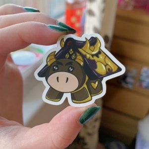 Itto Ushi Matte Vinyl Sticker