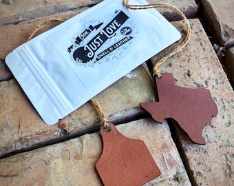 Leather-Scented Air Freshener- MADE iN TEXAS, Y'ALL!