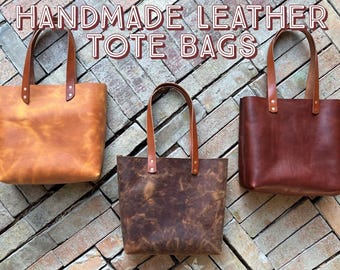 Classic Leather Tote- MADE IN TEXAS!!