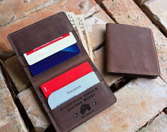 MADE IN TEXAS- Leather Bifold Wallet