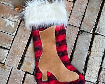Leather Silhouette Stocking