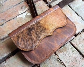Handmade Leather Crossbody Bag- MADE IN TEXAS, y'all!