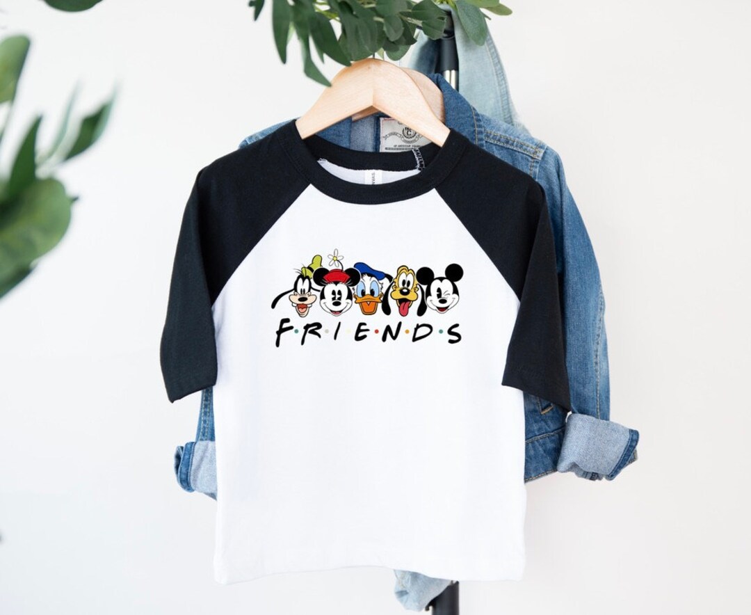Mickey Gang Friends Disney Kid Baseball Style Tshirts Disney Tshirt