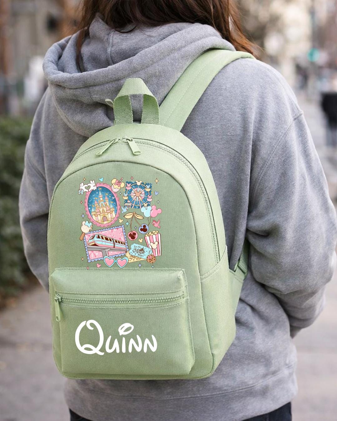 Discover Personalised Disney Magical Things Backpack, Kids Disney Bag, Disney Park Bag, Bag for Disney World