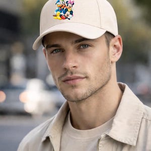 Mickey & Co Adults Disney Basketball Hat, Character Theme Cap, Adjustable Casual Sport Hat, Park Ready Outfit, Disney Baseball Cap