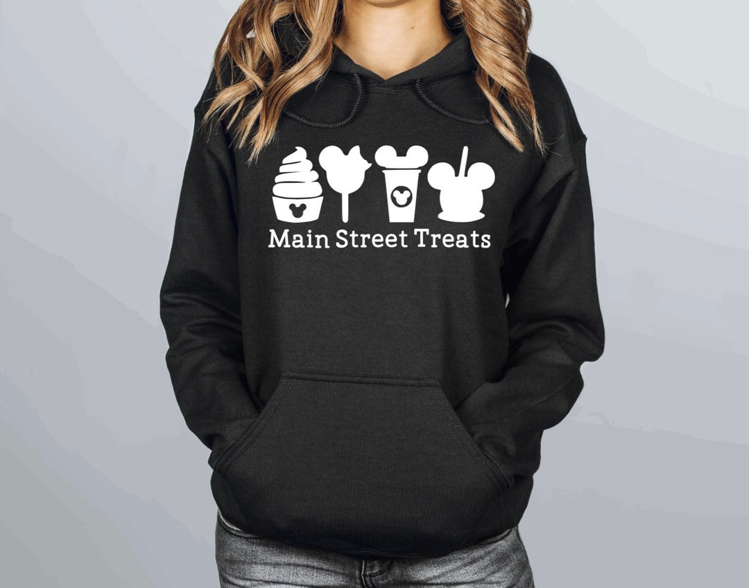 Main Street Treats Unisex Hoodie, Disney Hoodie, Disney Fashion, Disney
