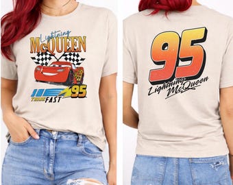 Lighting McQueen unisex Disney t-shirt, Disney t-shirt, Disney fashion, Disney clothes, Disney tops, Disney tee, Disney lover
